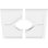 20"OD x 7"ID x 7"C x 1"P Embry Architectural Grade PVC Contemporary Ceiling Medallion, Two Piece