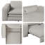 Canapé-lit très grand convertible 3-en-1 Syrova - conception modulaire avec accoudoirs larges et tissu en peluche-361998280