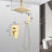 Ceiling Mounted Shower System Combo Set With Handheld And 10"Shower Head-126618582