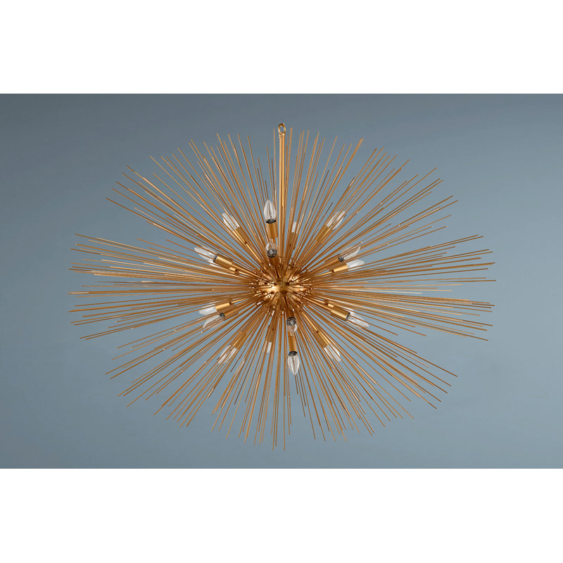Deonia 20 - Light Gold Unique/Statement Pendant