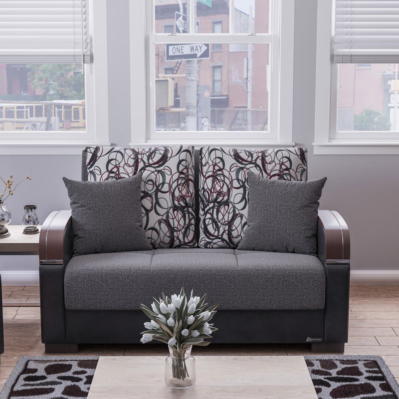 Rangement rembourré gris - Collection Modern Living Solution et confortable