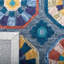 Tapis géométrique en laine et coton touffeté à la main Cyriel-1218149948