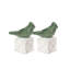 Multi-Color Berry & Thread Bird Topiary Candlestick