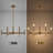 Mid-Century Modern 6-Light Sputnik Chandelier