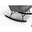 Fauteuil à bascule gris Comfy
