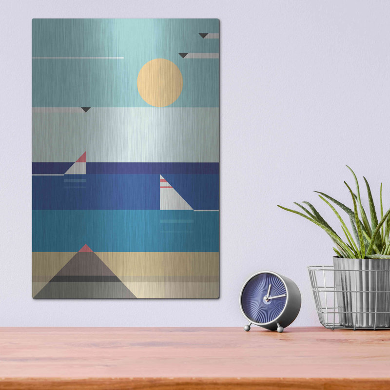 «Quiet Sea» par Antony Squizzato, H 16 po x l 12 po