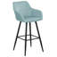Aba Upholstered Bar Stool with Steel Frame-670517585
