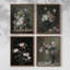 Impression encadrée vintage LXXX - ensemble de 4-736565348-736565351