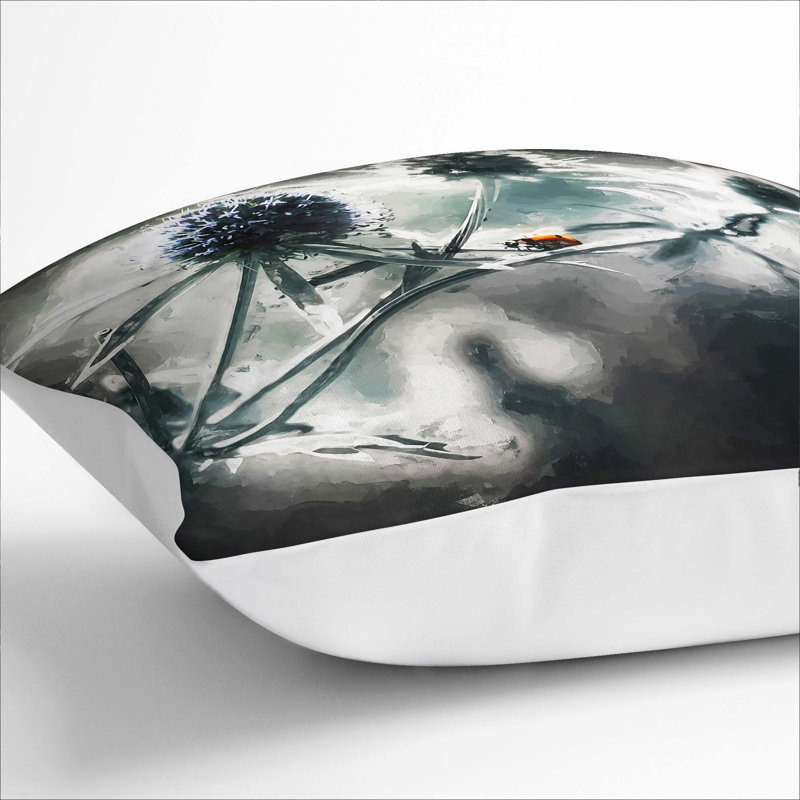 Square Cushion, 55cm H x 55cm W x 20cm D, White
