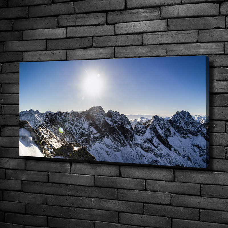 Winter In The Tatras - Wrapped Canvas Print