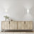 Alizza Steel Flush Mounted Sconce
