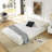 Queen Size Upholstered Bed Frame-1081079192