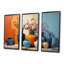 «Blue Italian Pottery Expressions - Boho Pottery», art mural-1472222985-1472222991