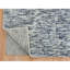 Tapis oriental moderne en laine bleu tissé à la main 12 pi x 12 pi Striae AA2CB2C9CC74475BB08B88A309F762B5