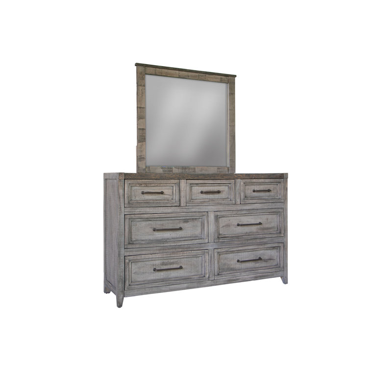 Conaty Solid Wood Wall Mirror