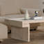 Table rectangulaire avec pieds en bois robustes-694149560