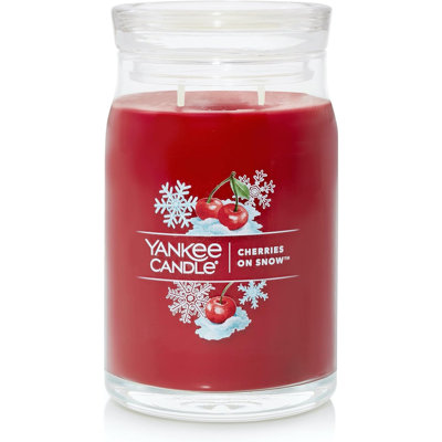 Bougie parfumée cerises sur neige