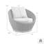 Chaise longue pivotante Kobalt