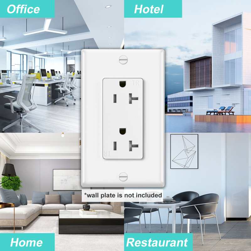 20 Tamper Resistant Duplex Outlet