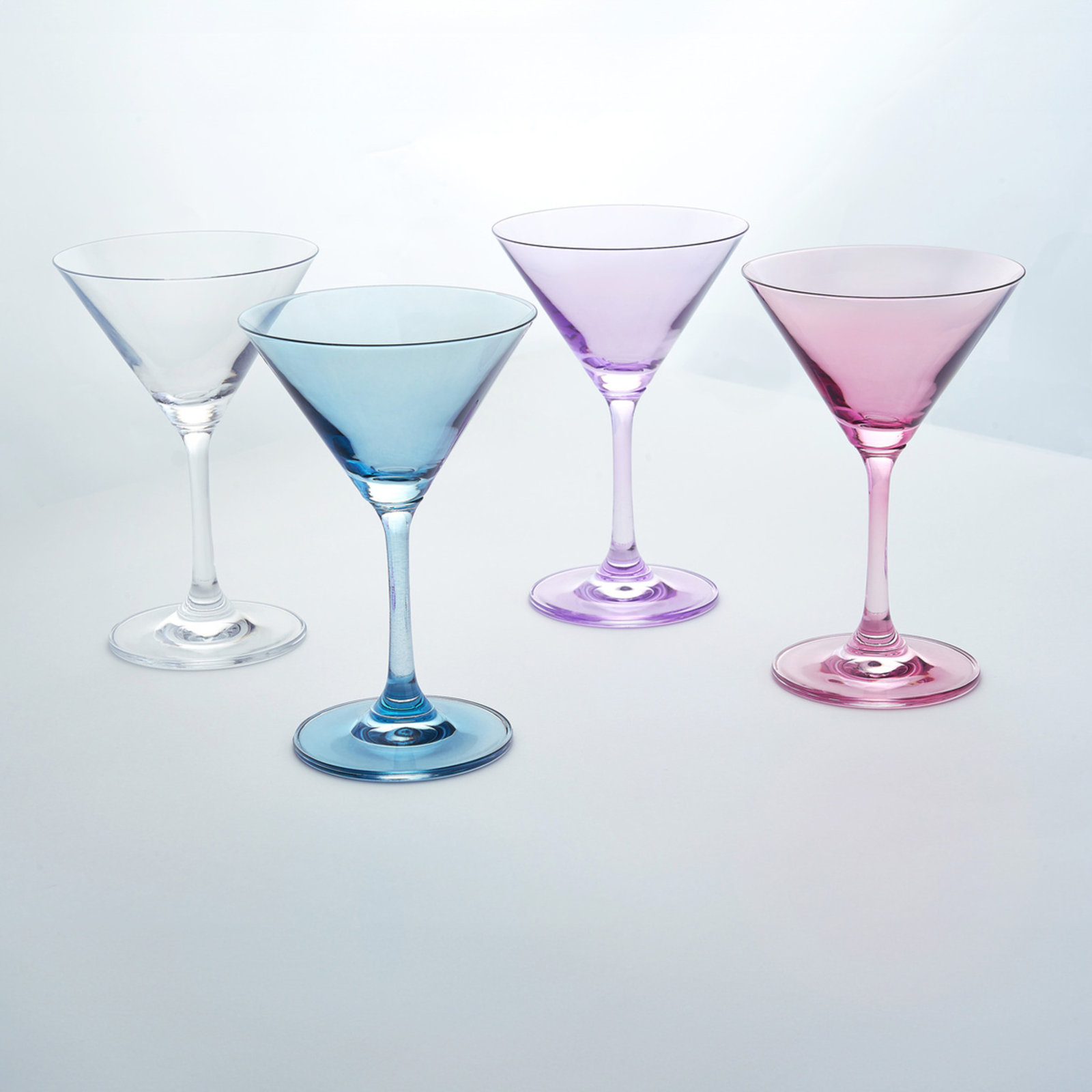 Veneto Crystal Martini Glass, Frost