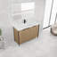 Meuble-lavabo autoportant avec lavabo en résine
