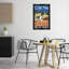 Affiche antique sur vin encadrée d'art flottant par Jean-Pierre Got-1714679648-1714679650