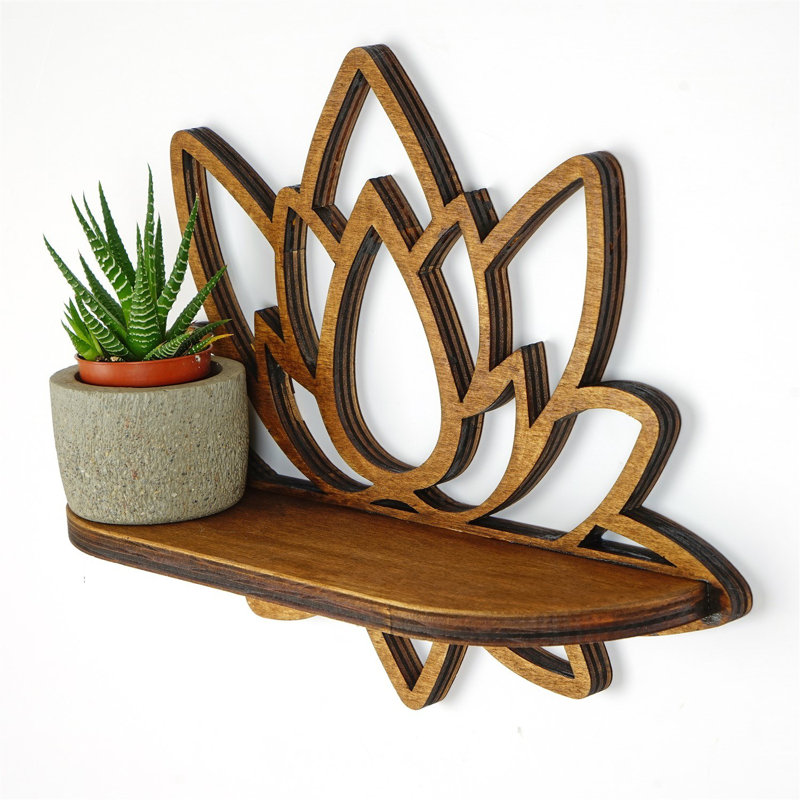 Locelso 100% PLYWOOD Floating Shelf