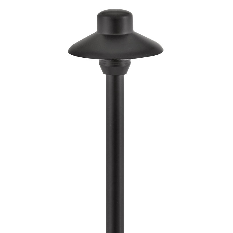 Petit luminaire de chemin standard à DEL en laiton de 12 V et de 15 po