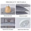 Luminaire suspendu 1 couche 3 lumières en flanelle de 18 po sans ampoule incluse