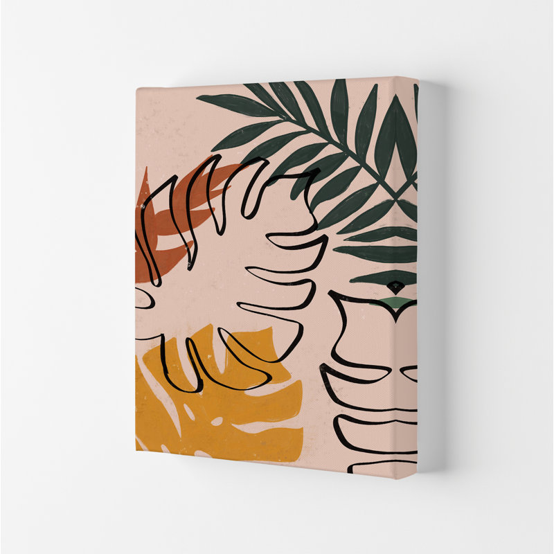 Abstract Plant - Print, No Framed, 30cm H x 21cm W x 1cm D