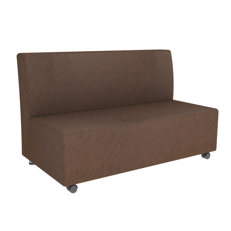Canapé mobile sans accoudoirs Pro Series, Brun foncé