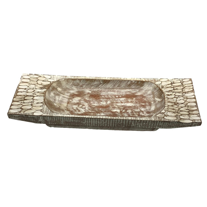 Bol décoratif en bois Allisan