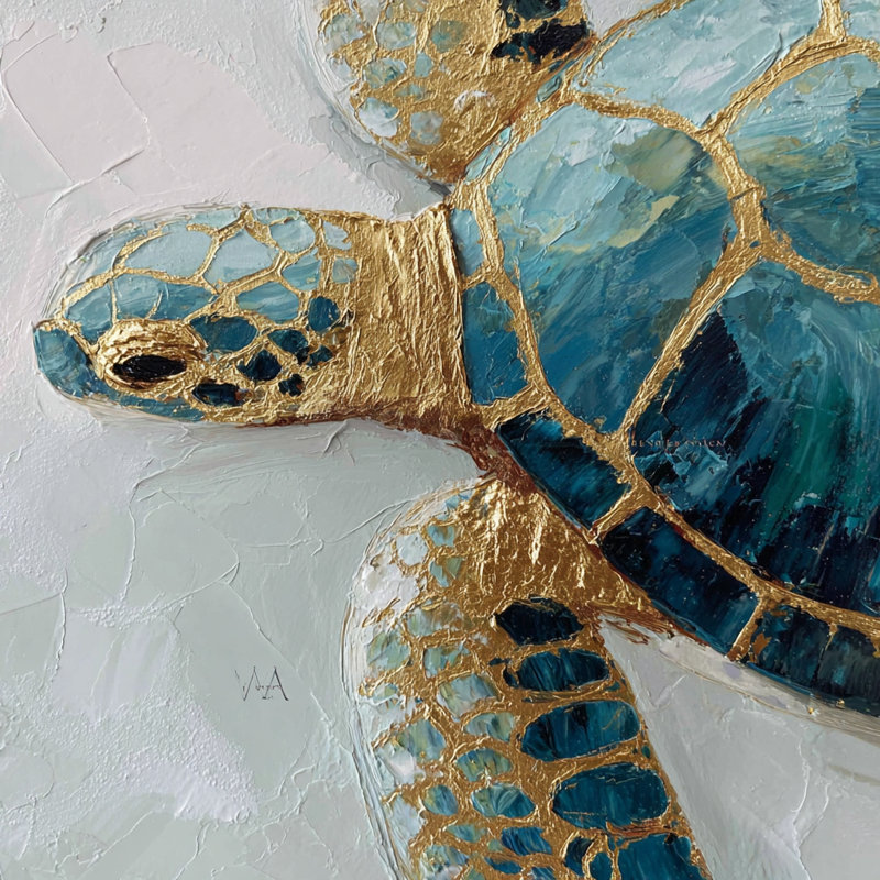 «Golden Drift», art mural sur toile tendue, H 30 po x l 30 po