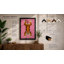 Upside-Down Tiger Modern - Framed Print-1132300124-1132300127