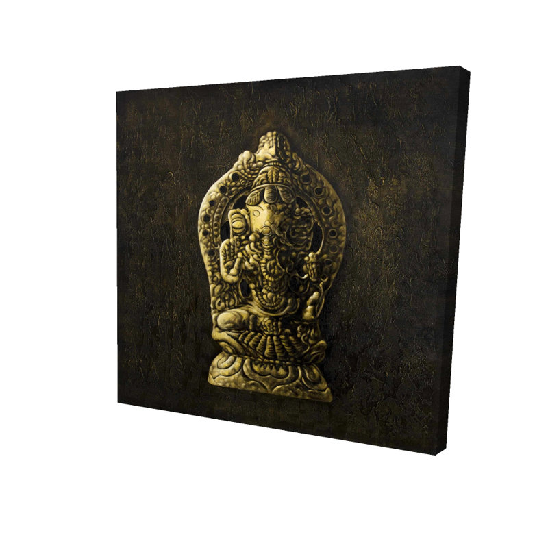 Lord Ganesha Elephant Ethnic Canvas - Art mural de décoration intérieure