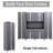 Premium Garage Modular Storage Tall Cabinet with Adjustable Legs, Soft-Close Door, Integrated Handles, Heavy Duty Plywood Box Construction, Tool and Equipment Organizer