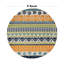 Tapis d'intérieur / extérieur géométrique Duxbury - orange / bleu marine / vert-110742432