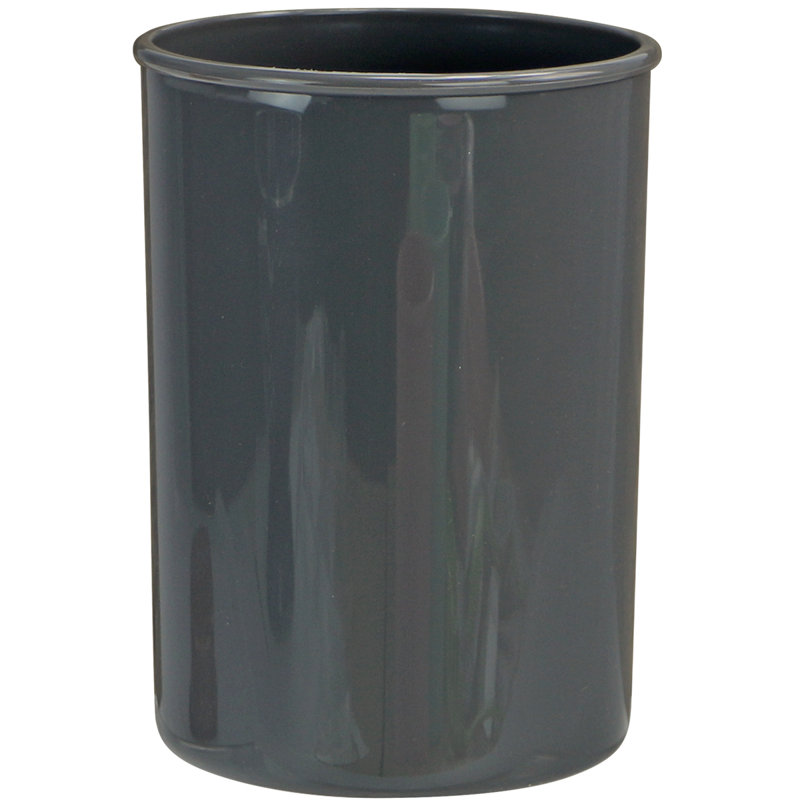 Pot à ustensiles en plastique Calypso Basics, Gris