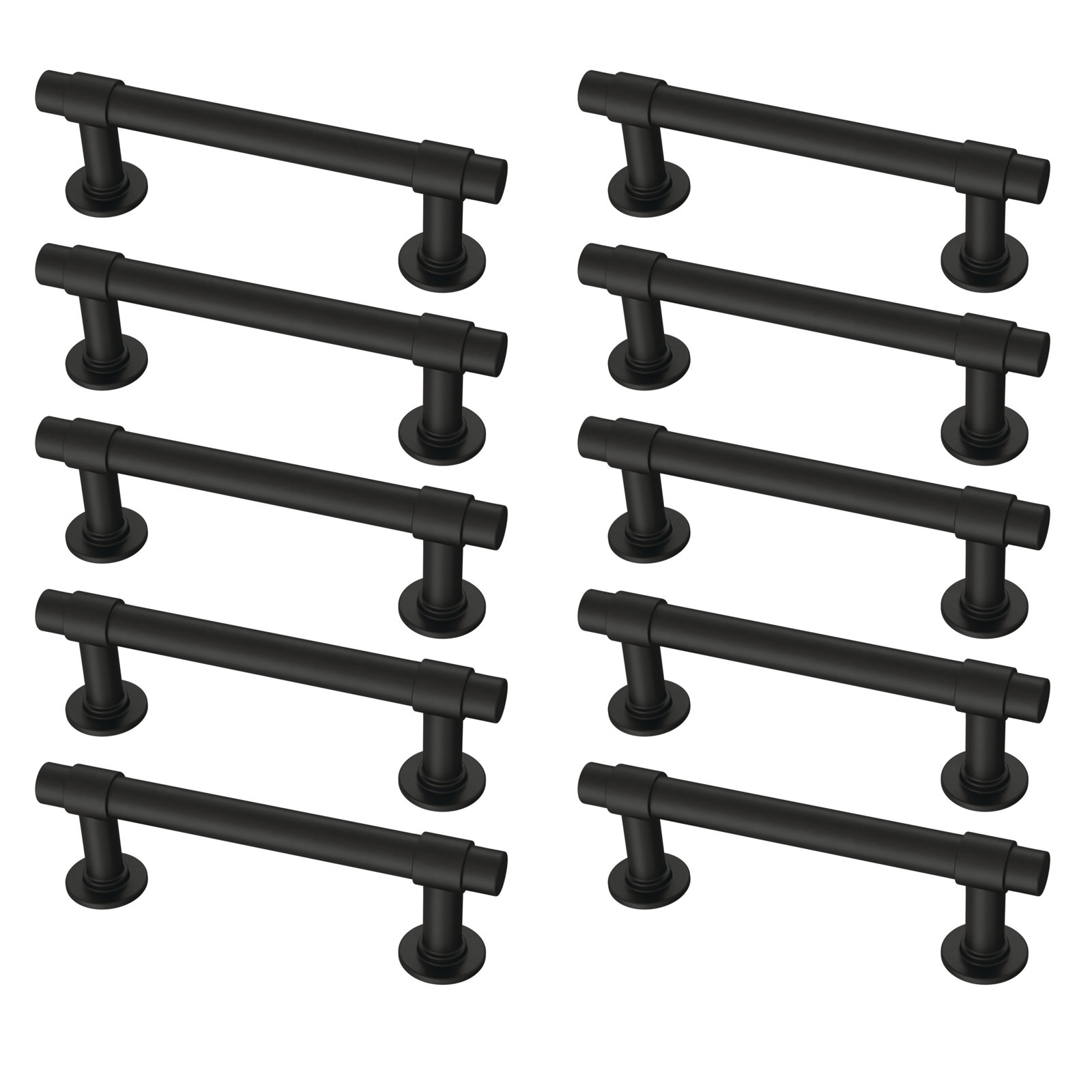 Francisco Bar Cabinet Pull, 3", Matte Black