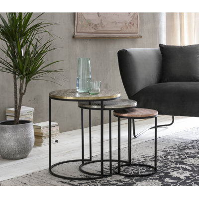 Toudgha 3 Piece Nest of Tables