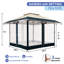 Abri de jardin avec moustiquaire 13 pi x 13 pi-98142042