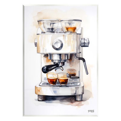 Art mural moderne sur machine à espresso par RB