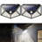 Espino LED Wall Light Waterproof and Durable Solar Outdoor Light