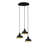 Adjustable Height Iron Body Cluster Pendant