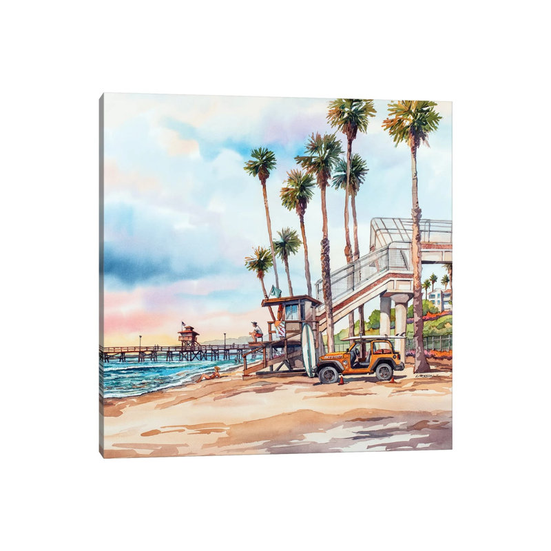 «T Street» par Bill Drysdale, reproduction d'art sur toile tendue, H 12 po x l 12 po x P 0,75 po