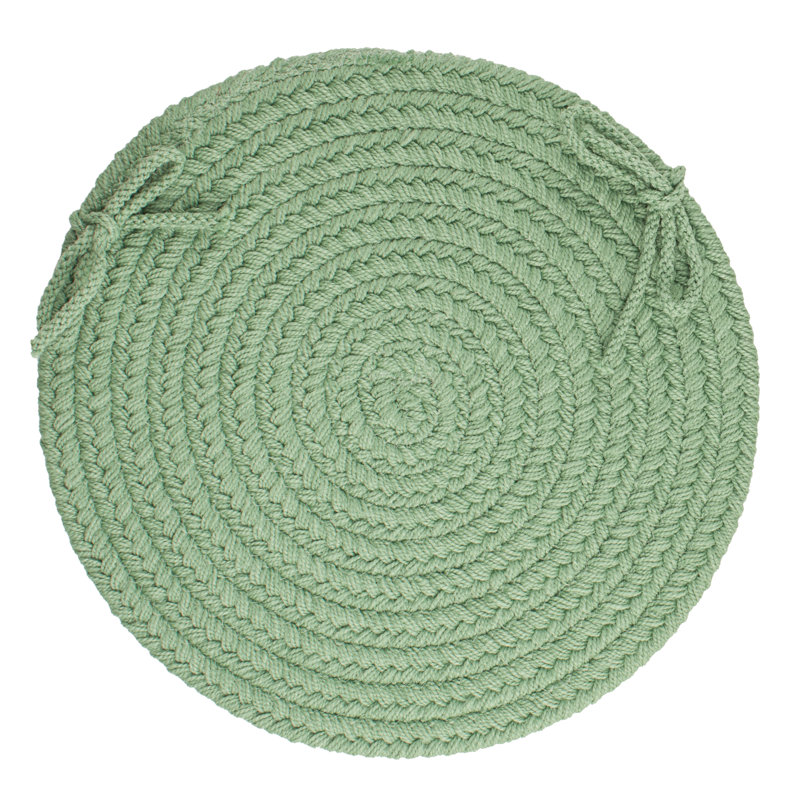 Outdoor 0.38'' Dining Chair Chair Pad, Celadon