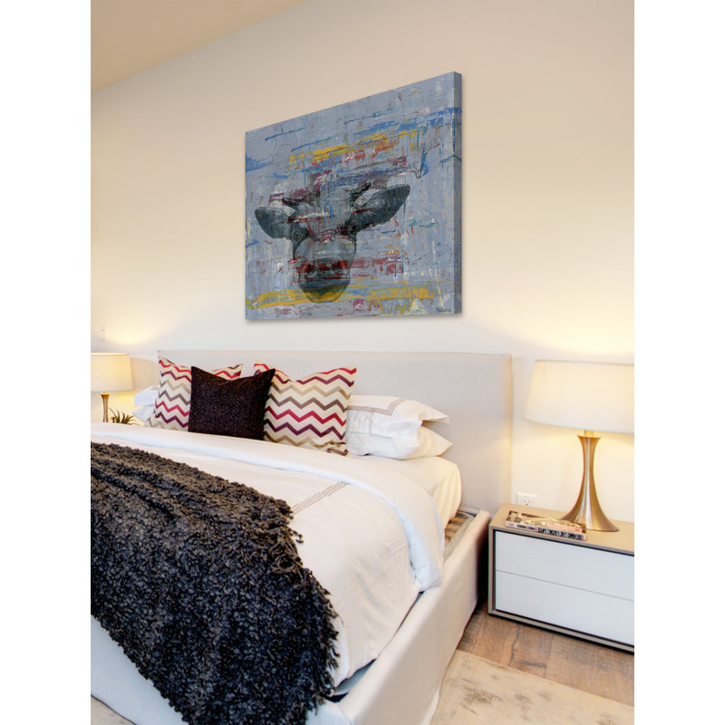 Hey You by Parvez Taj - Wrapped Canvas Painting, 122cm H x 122cm W x 3.81cm D