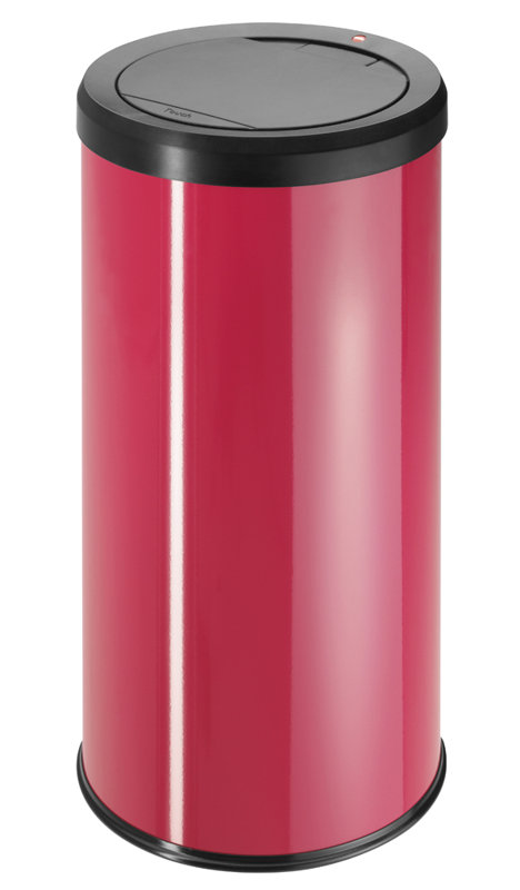BigBin Touch Metal Touch Top Rubbish Bin - 45L, Raspberry