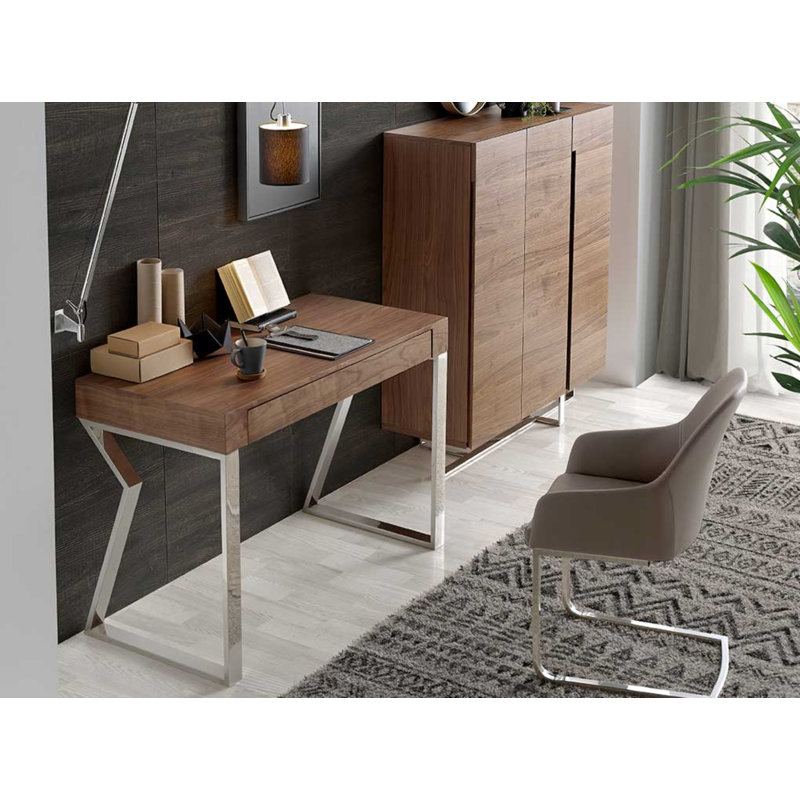 Millvale Metal Base Writing Desk
