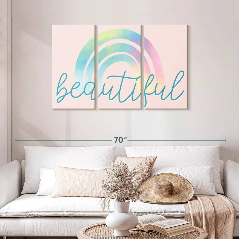Ashelle Beautiful Rainbow, 28" H x 45" W